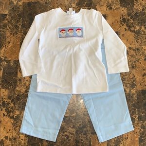 Toddler boys Christmas two piece outfit